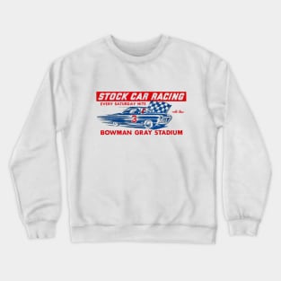 Saturday night Stock Car Racing Crewneck Sweatshirt